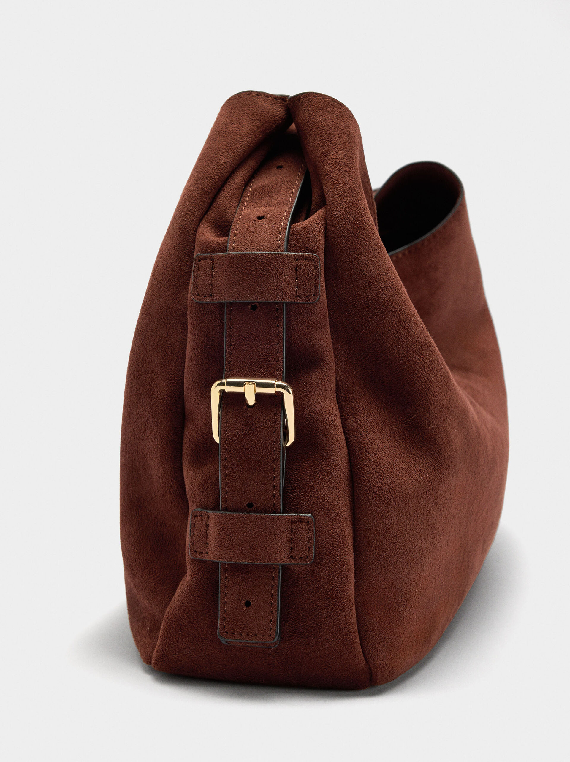 Shoulder bag with side buckles image number 1.0