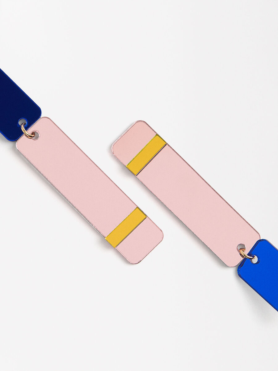 Long Rectangular Earrings