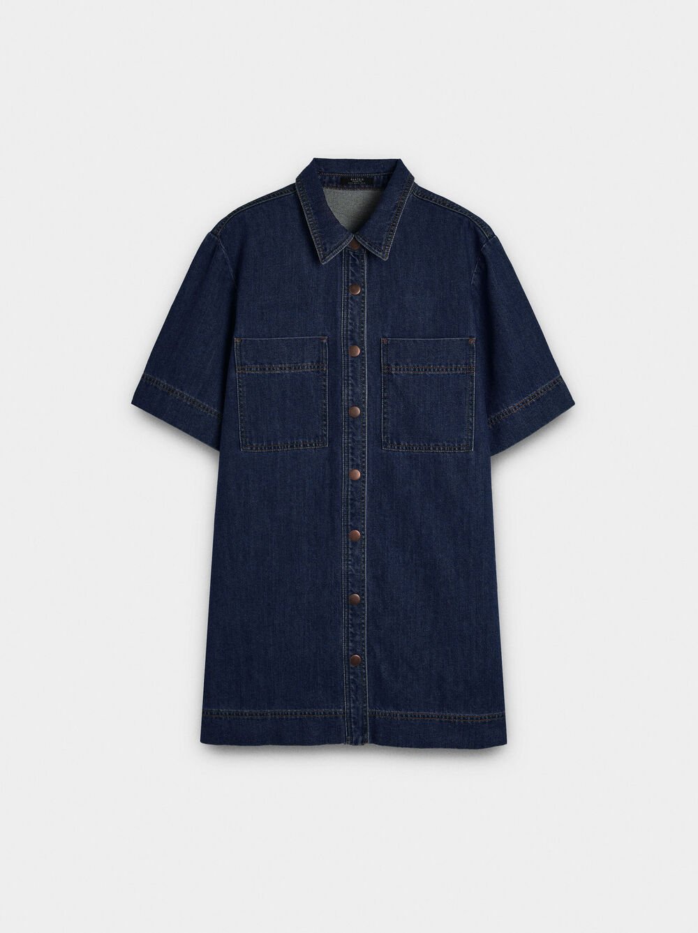 Denim dress with 100% cotton