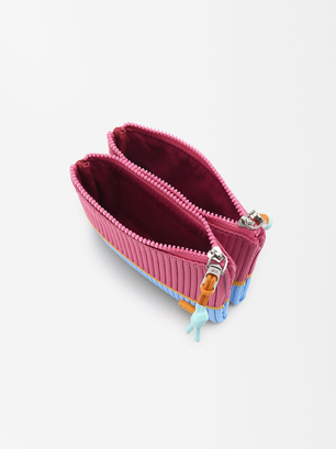 Knit Multipurpose Bag, Pink, hi-res