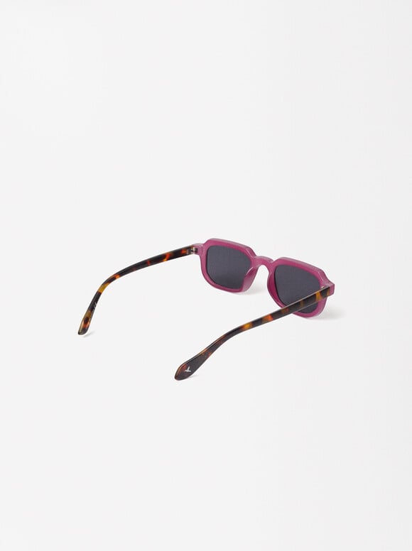 Square Sunglasses, Purple, hi-res