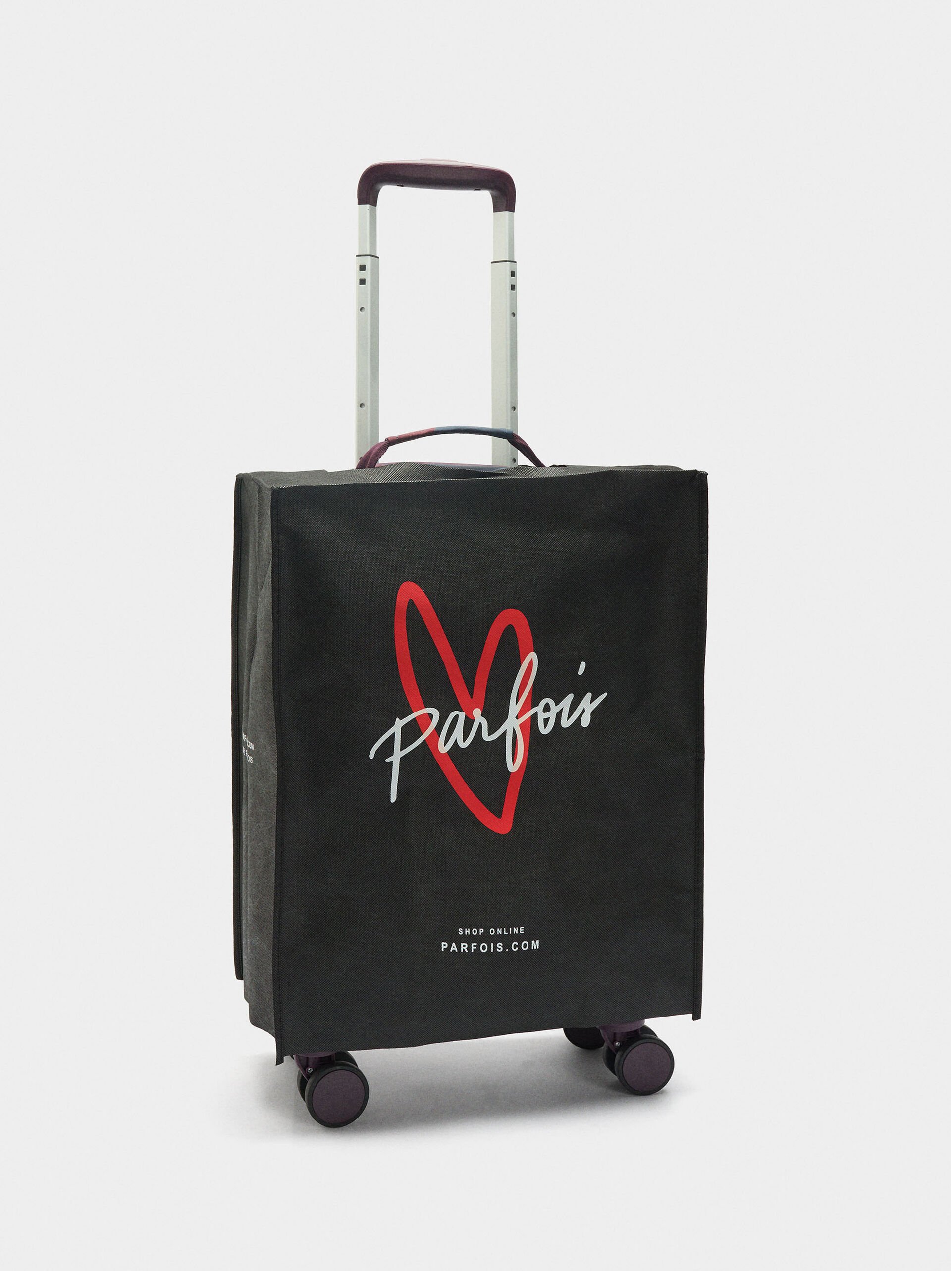 Travel suitcase with printed nylon image number 6.0