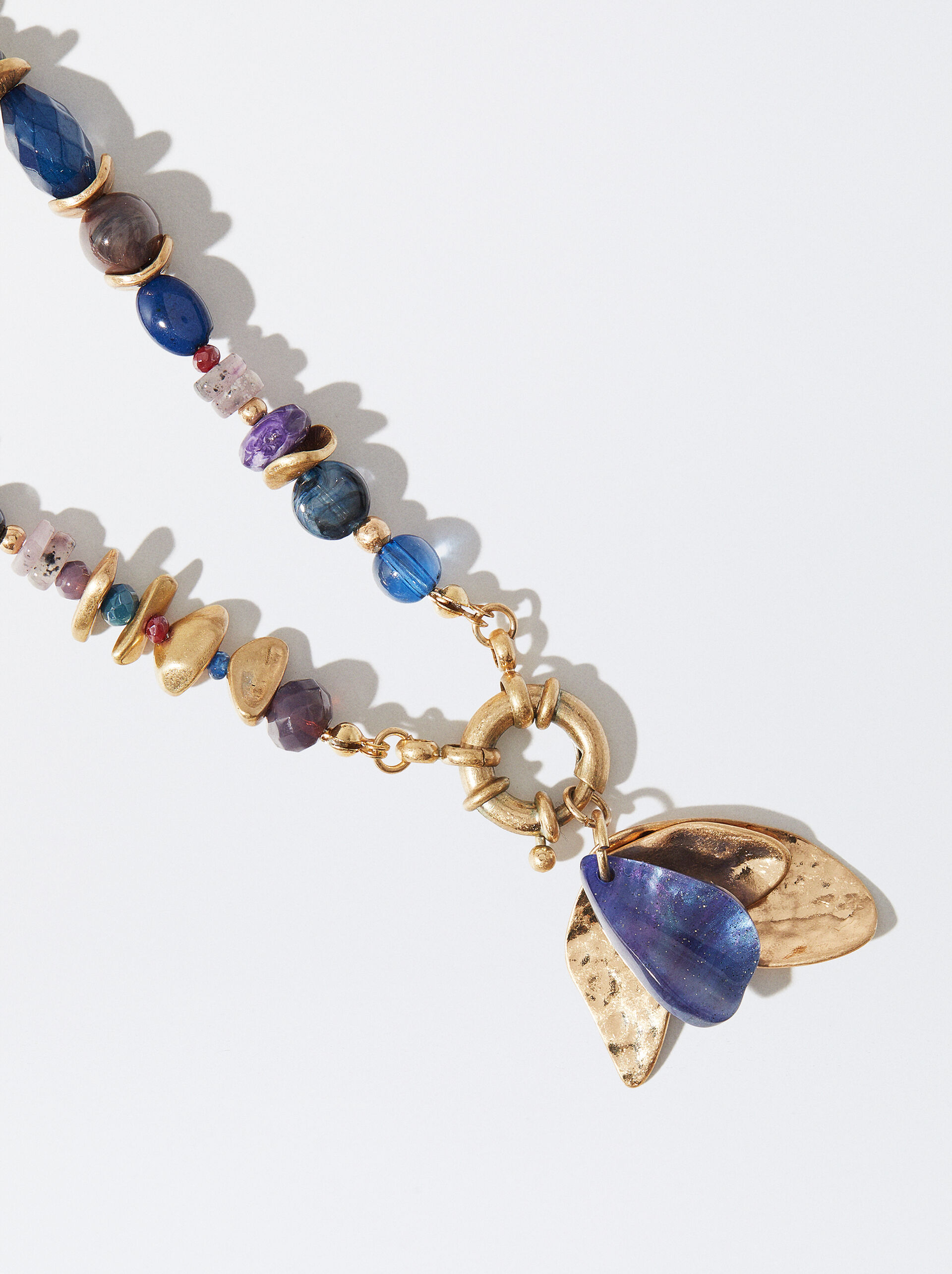 Necklace With Semiprecious Stone image number 2.0
