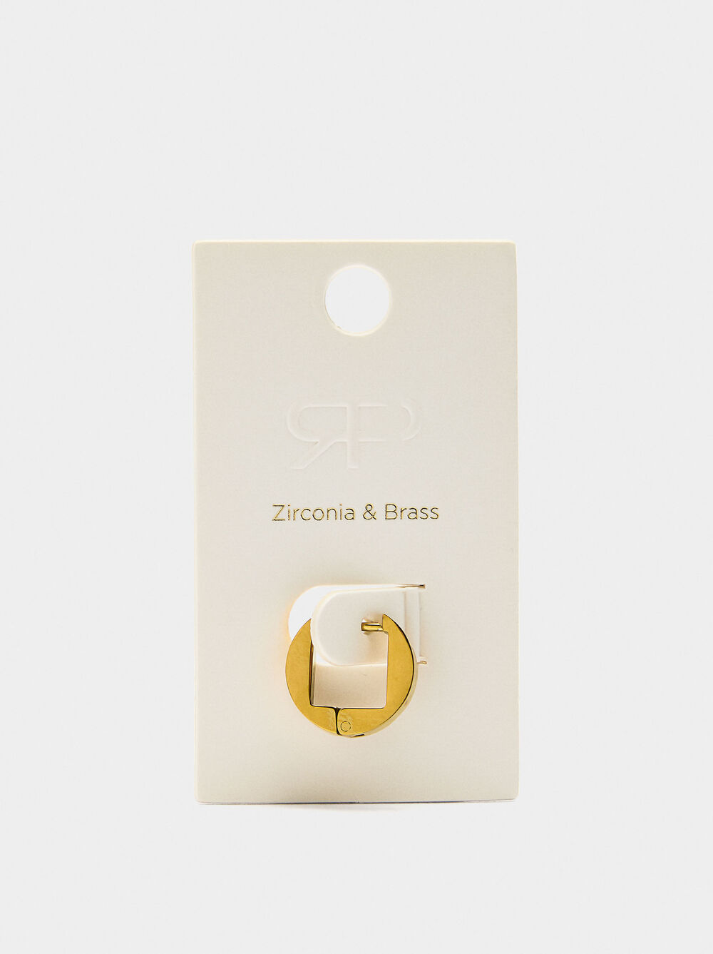 Geometric single hoop – stainless steel