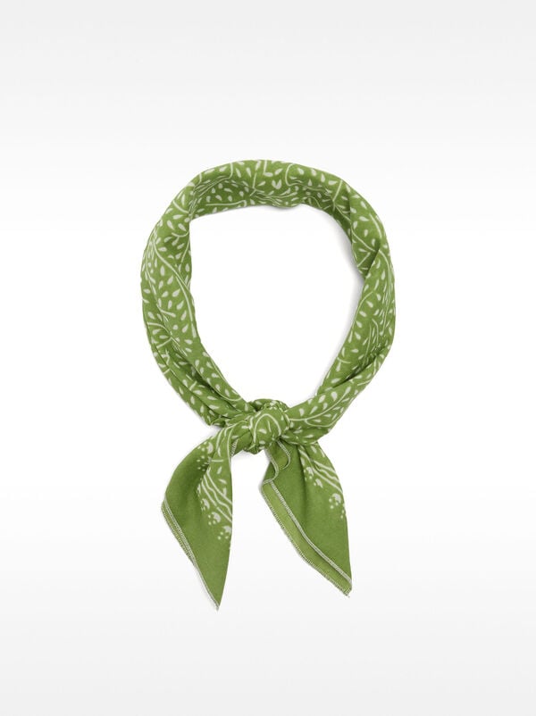 Square scarf 100% cotton
