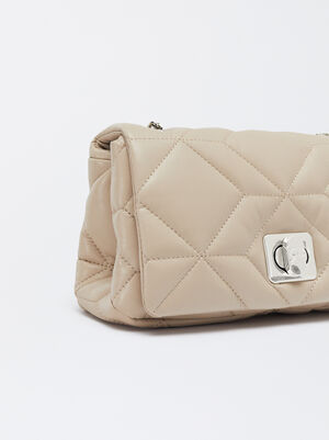 Quilted Shoulder Bag With Chain image number 1.0