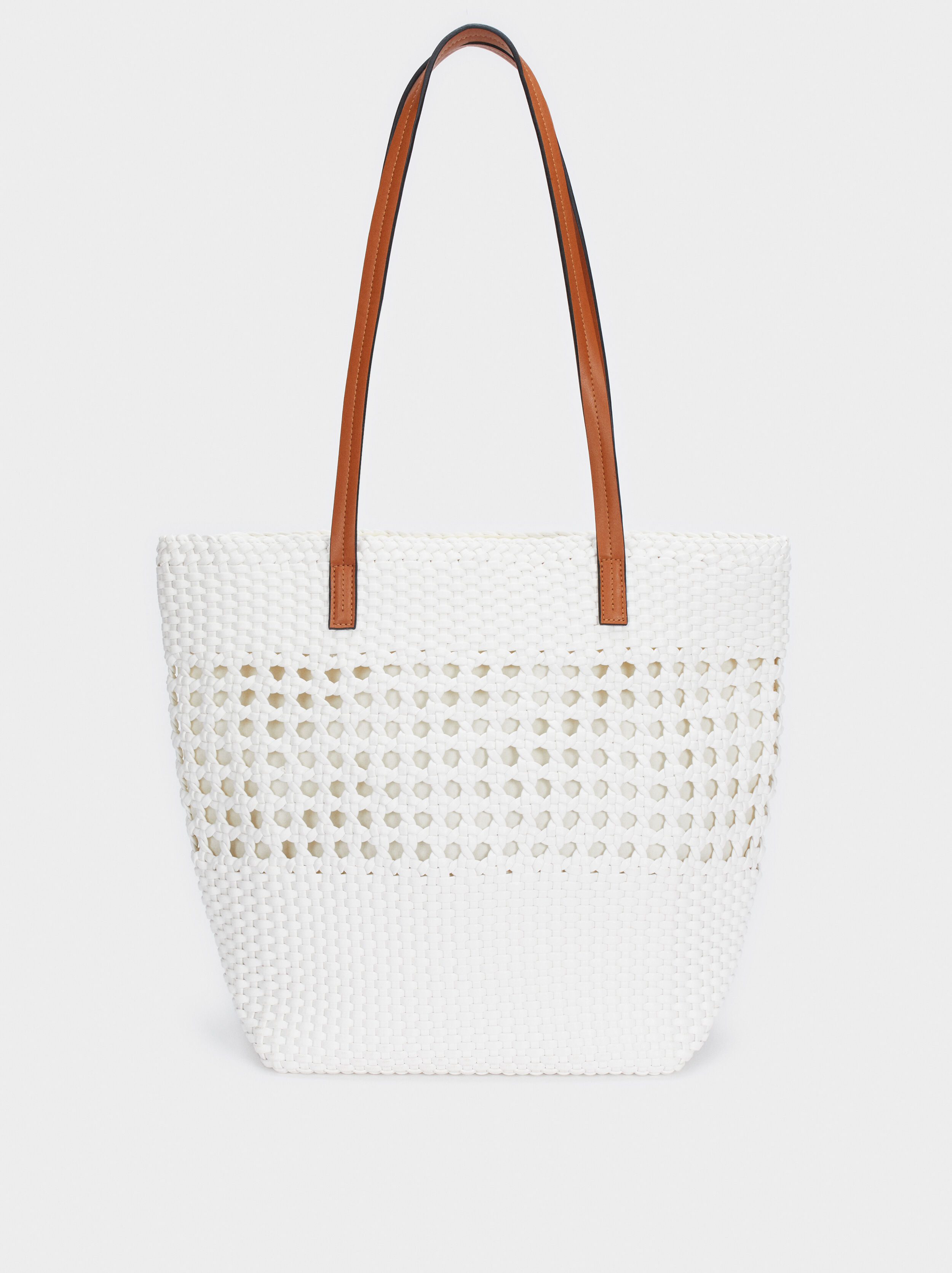 Braided tote bag clearance