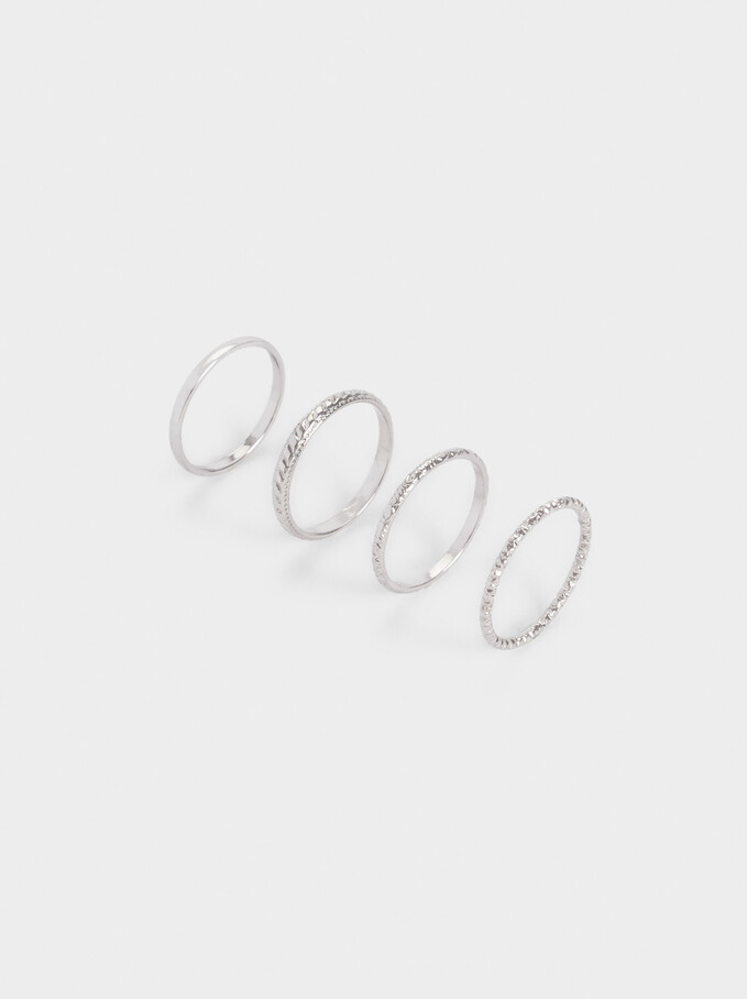 Set Of Silver Rings, , hi-res