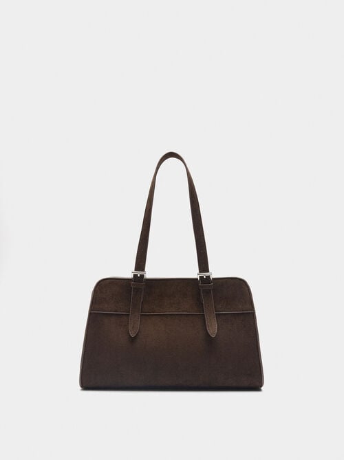 Bolso tote efecto piel
