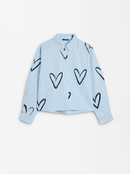 Camisa 100% algodón estampada