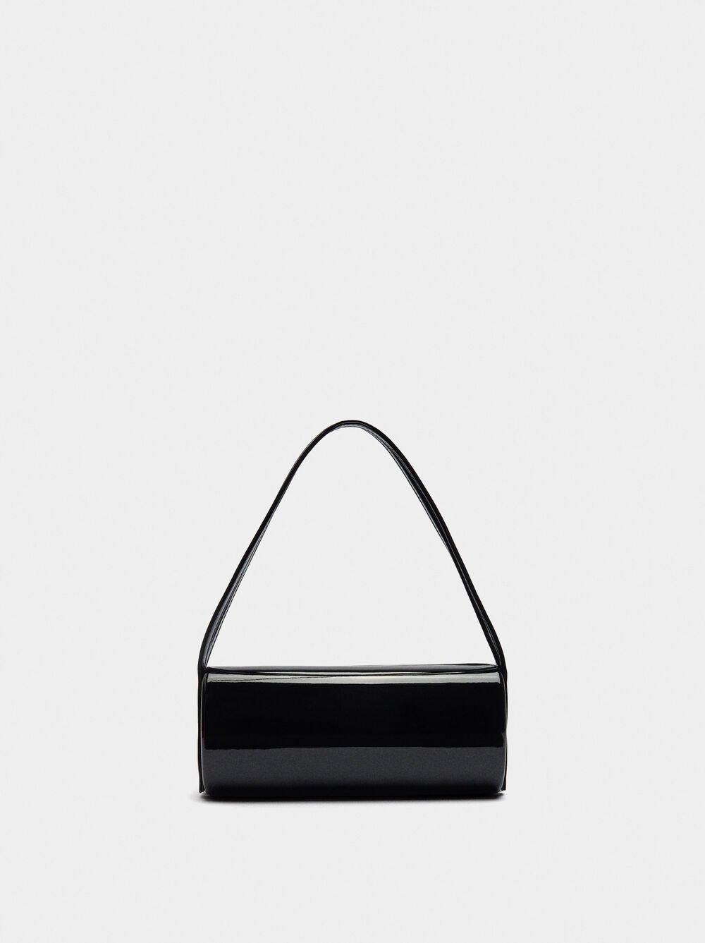 Clutch de fiesta cilíndrico charolado