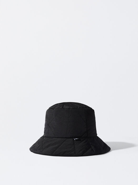 Wendbar Bucket Hat, Schwarz, hi-res