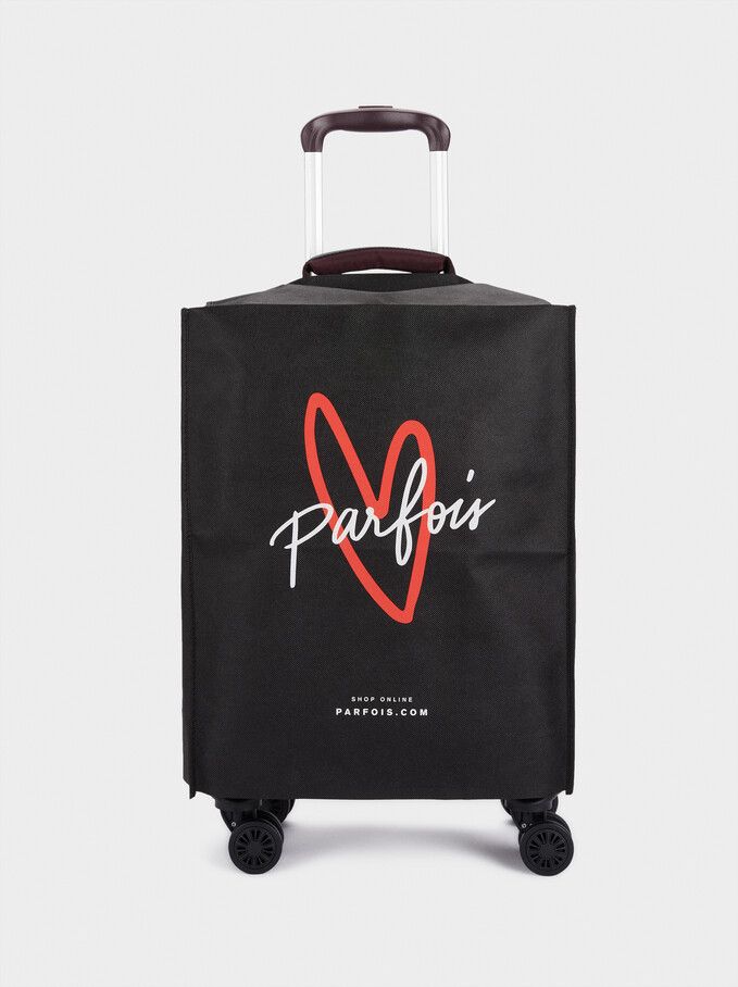 Nylon Suitcase, Bordeaux, hi-res