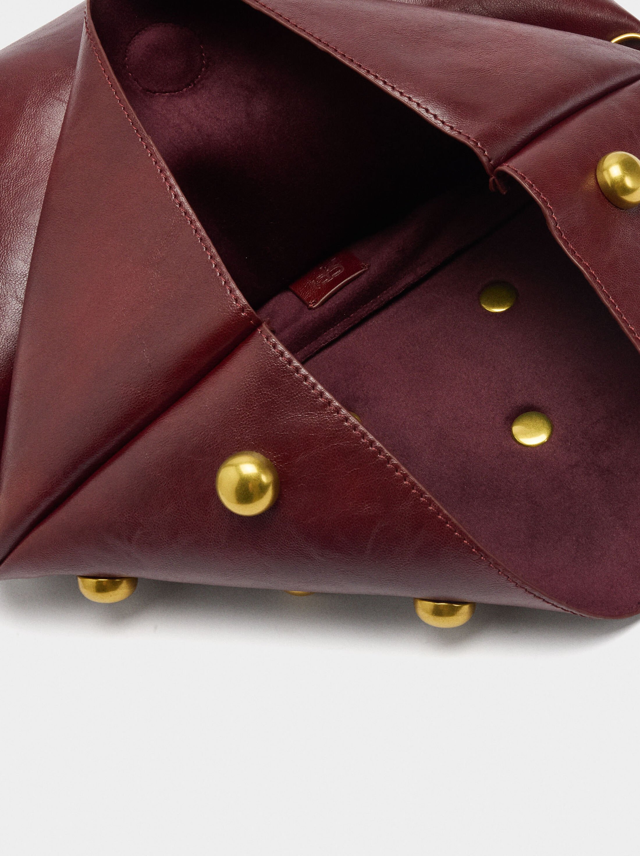 Handbag with spheres and flap image number 4.0