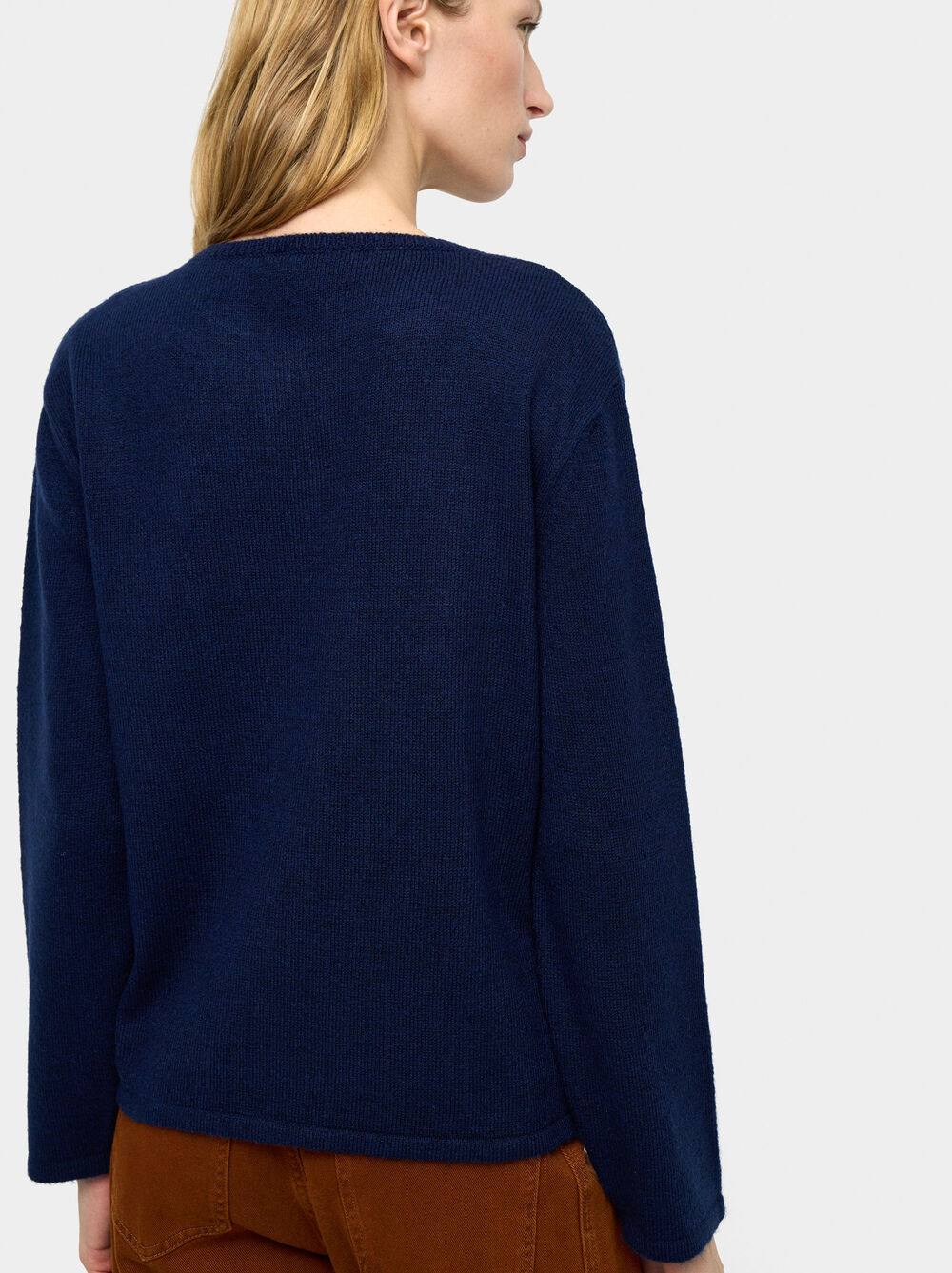 Double knit effect sweater