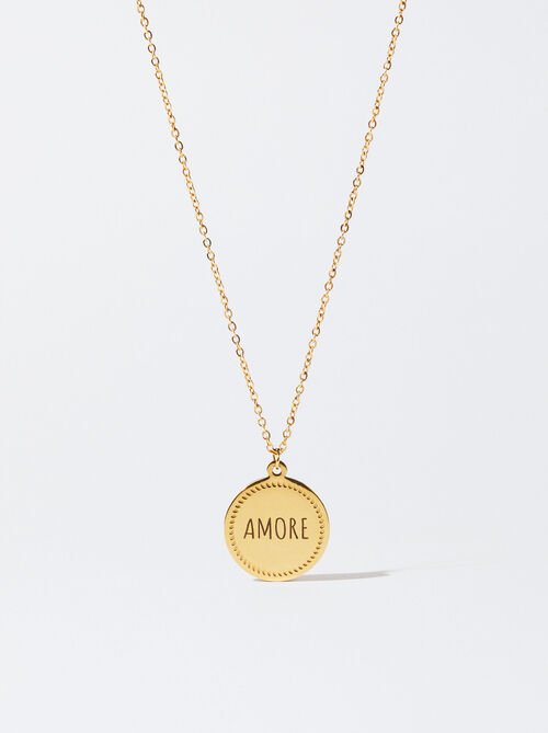 Online Exclusive - Personalized Stainless Steel Necklace