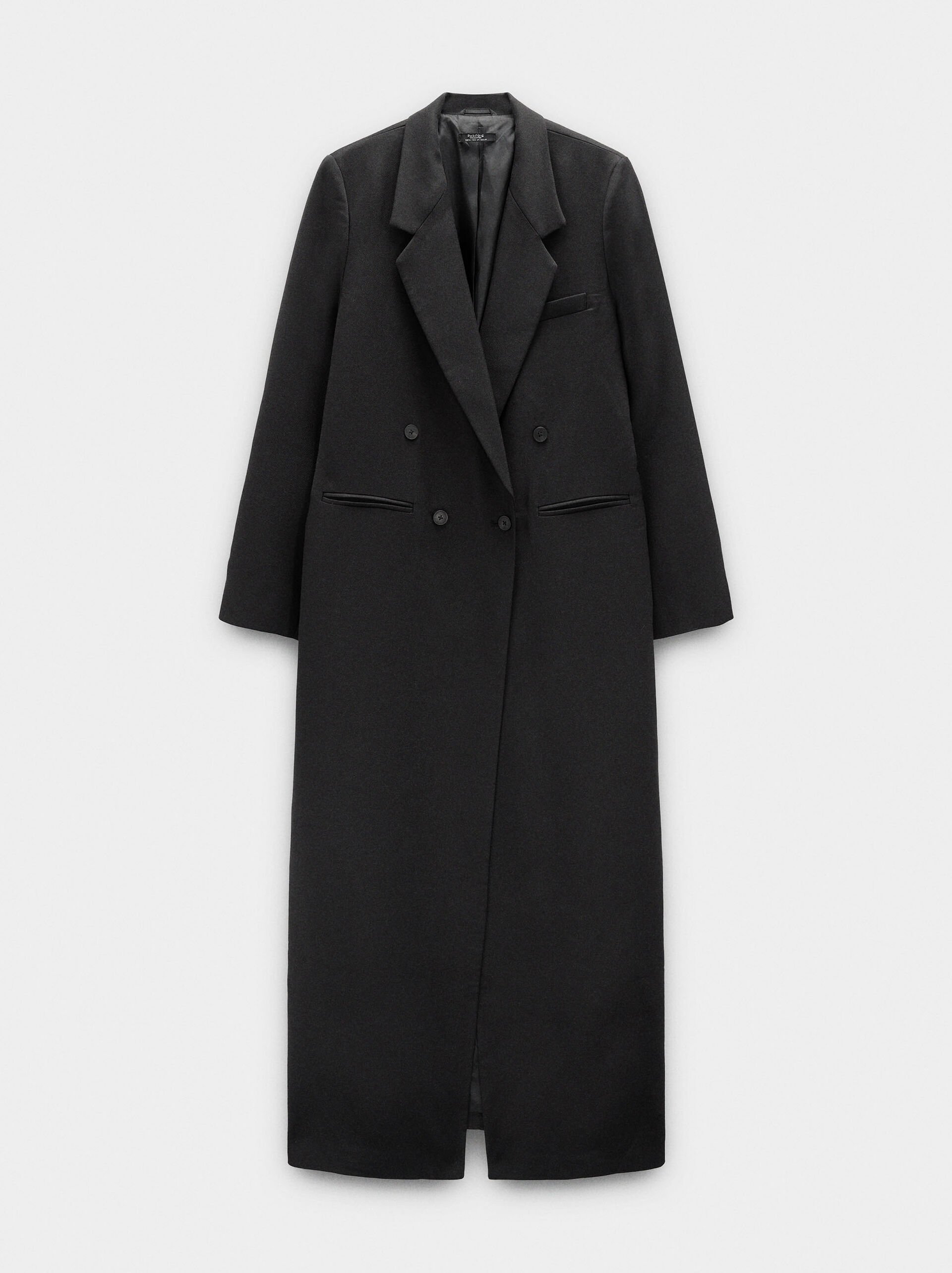 Blazer long avec épaulettes image number 4.0