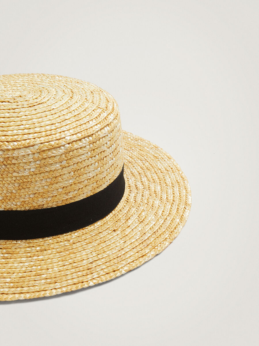 Braided hat with band