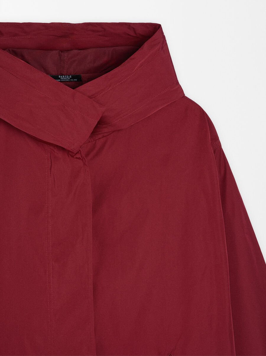High-neck parka