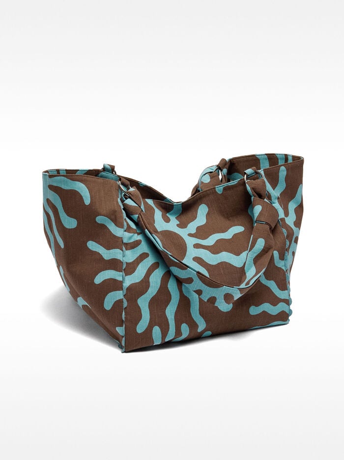 Mala shopper estampada 100% algodão