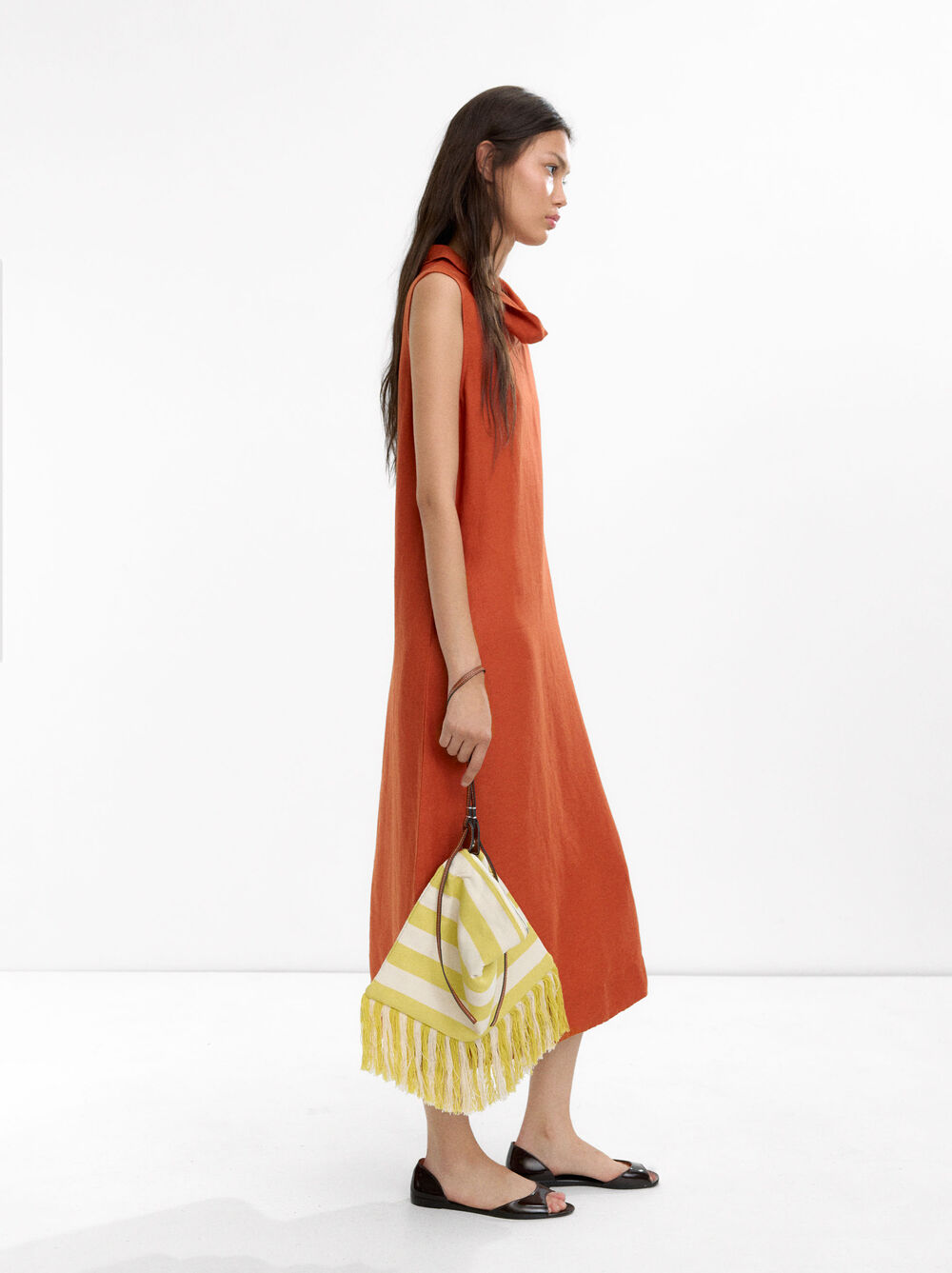 Vestit midi 100% lli