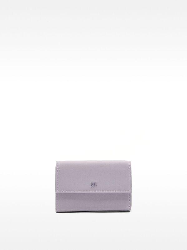 Soft texture flap wallet