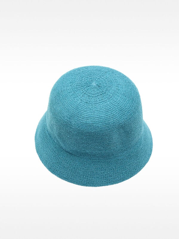 Knitted bucket hat