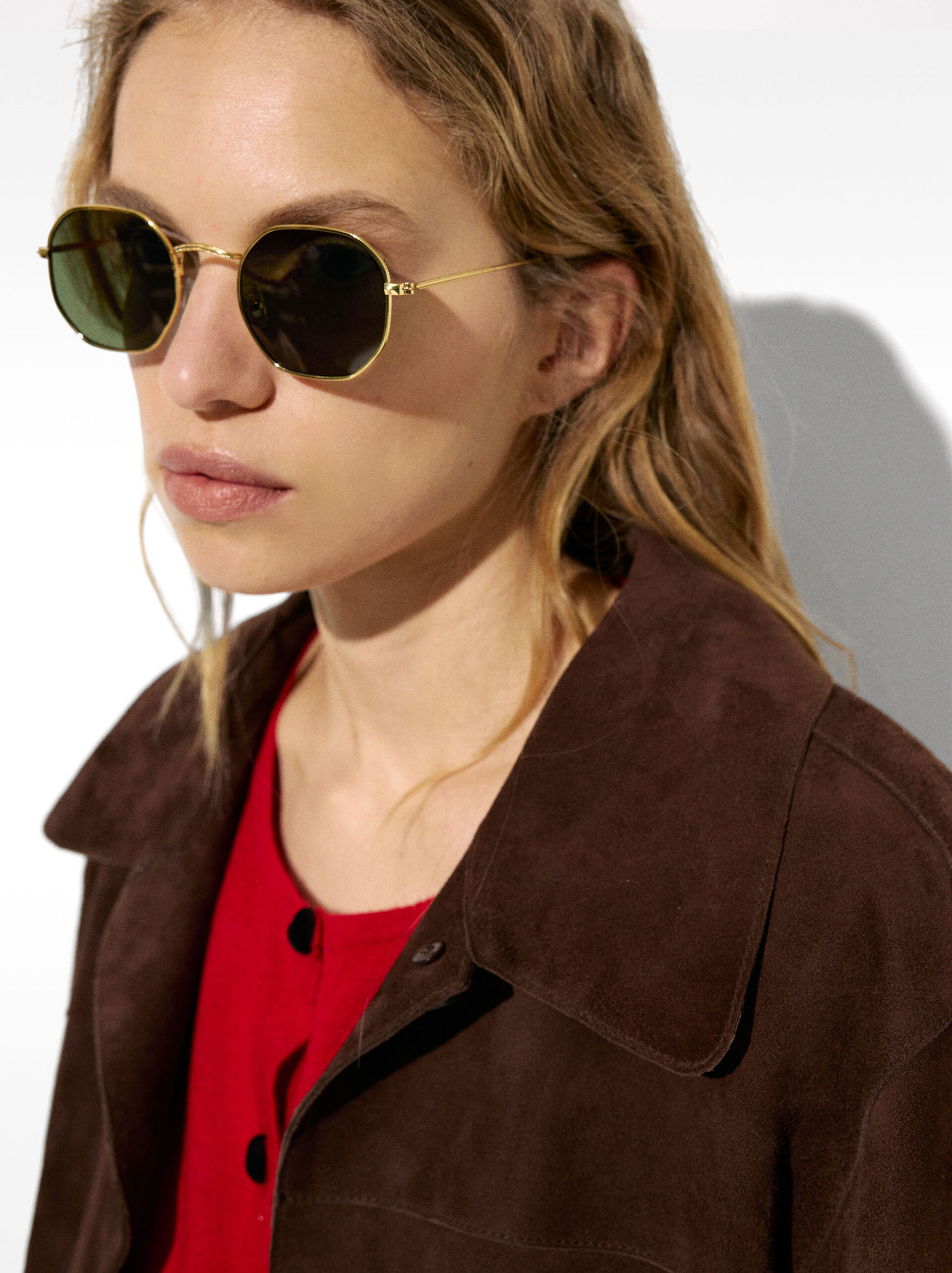 Hexagonal sunglasses image number 1.0