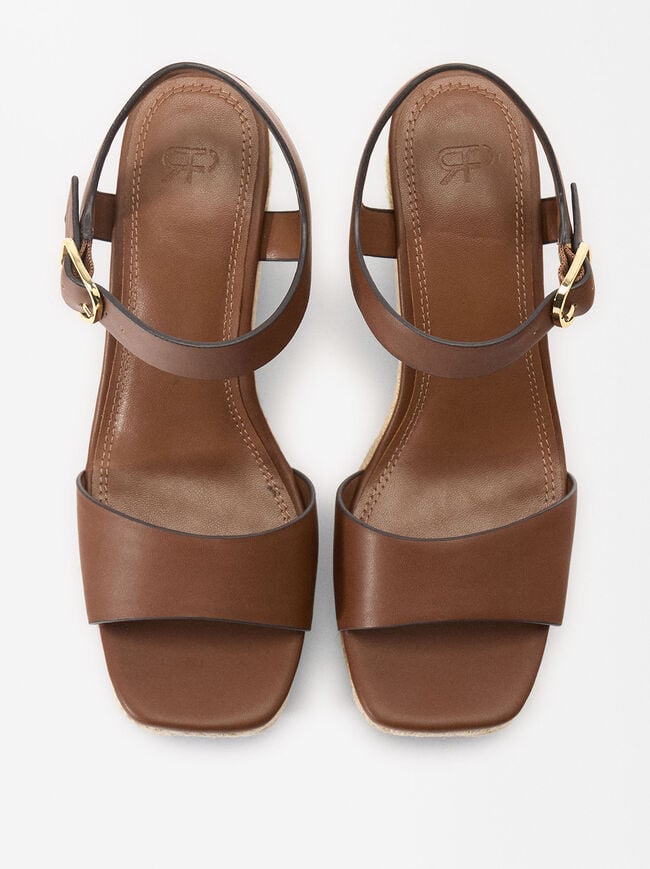 Wedge Sandal With Buckle