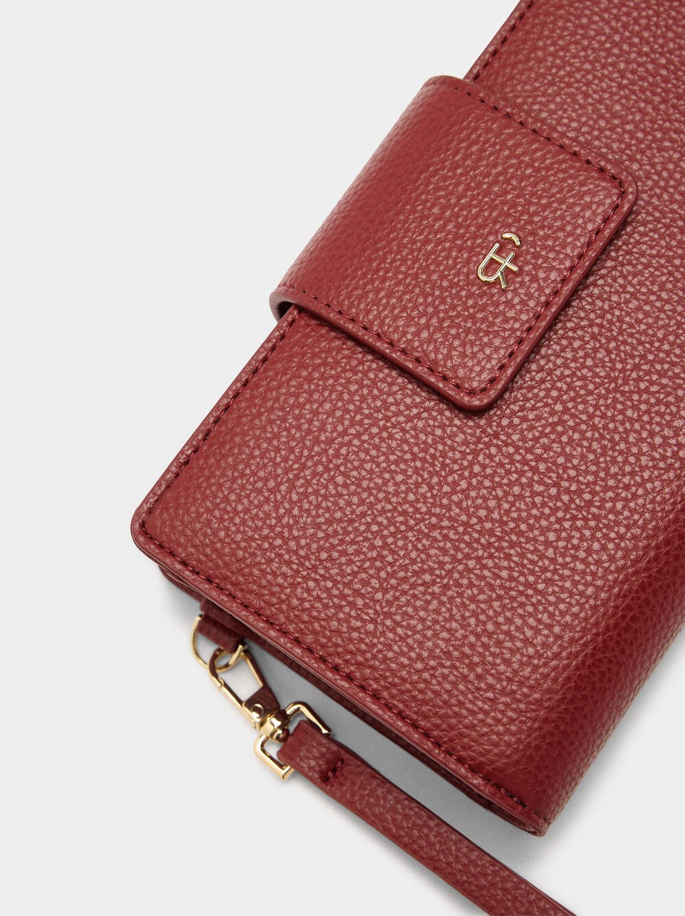 Wallet with cell phone pocket