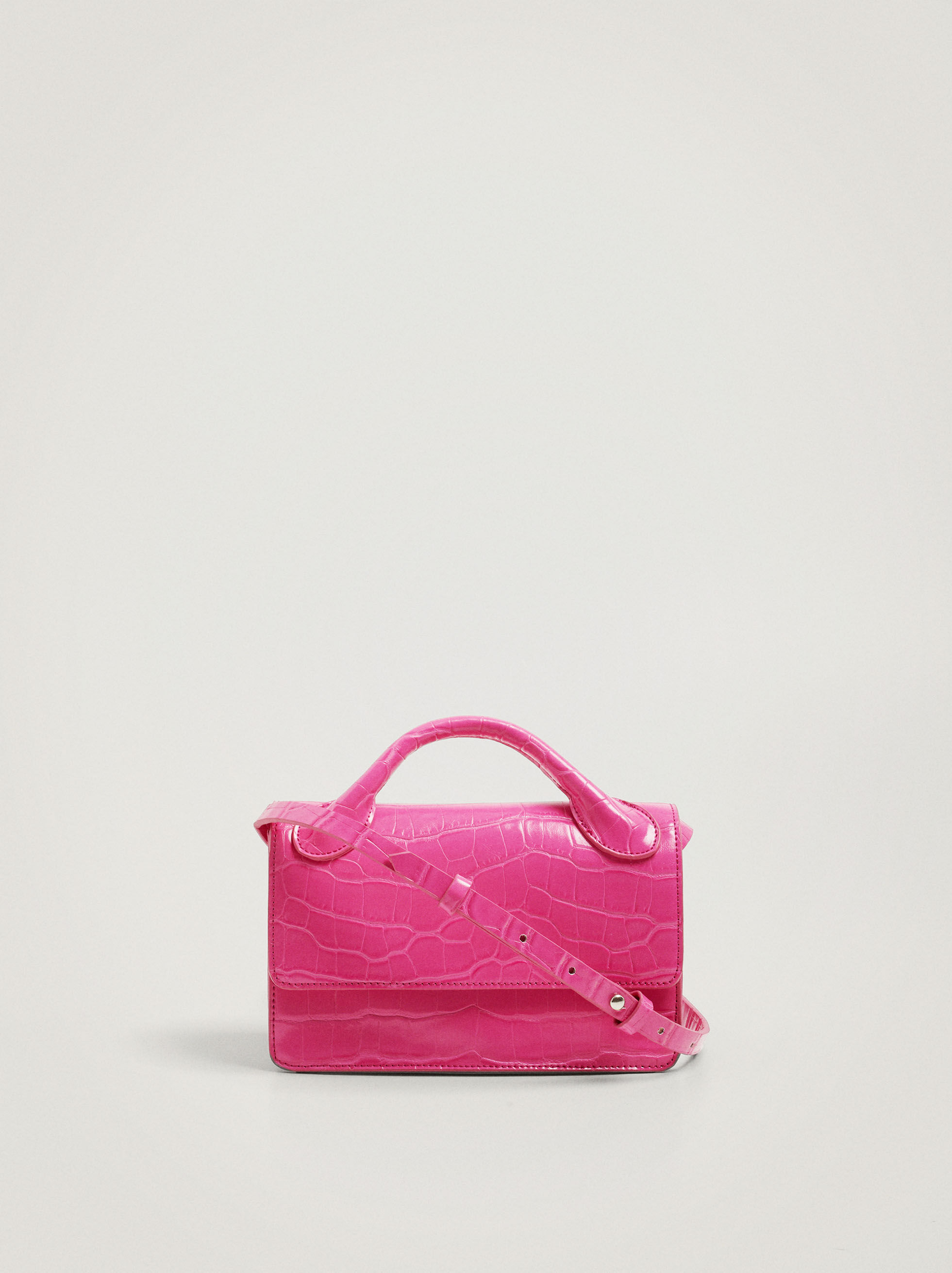 Animal Embossed Crossbody Bag Black Woman Cross Bags