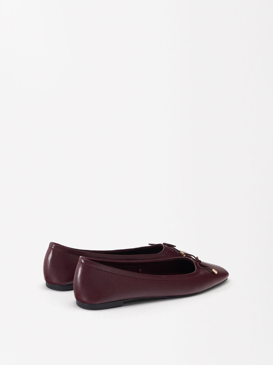 Ballerines avec nœud