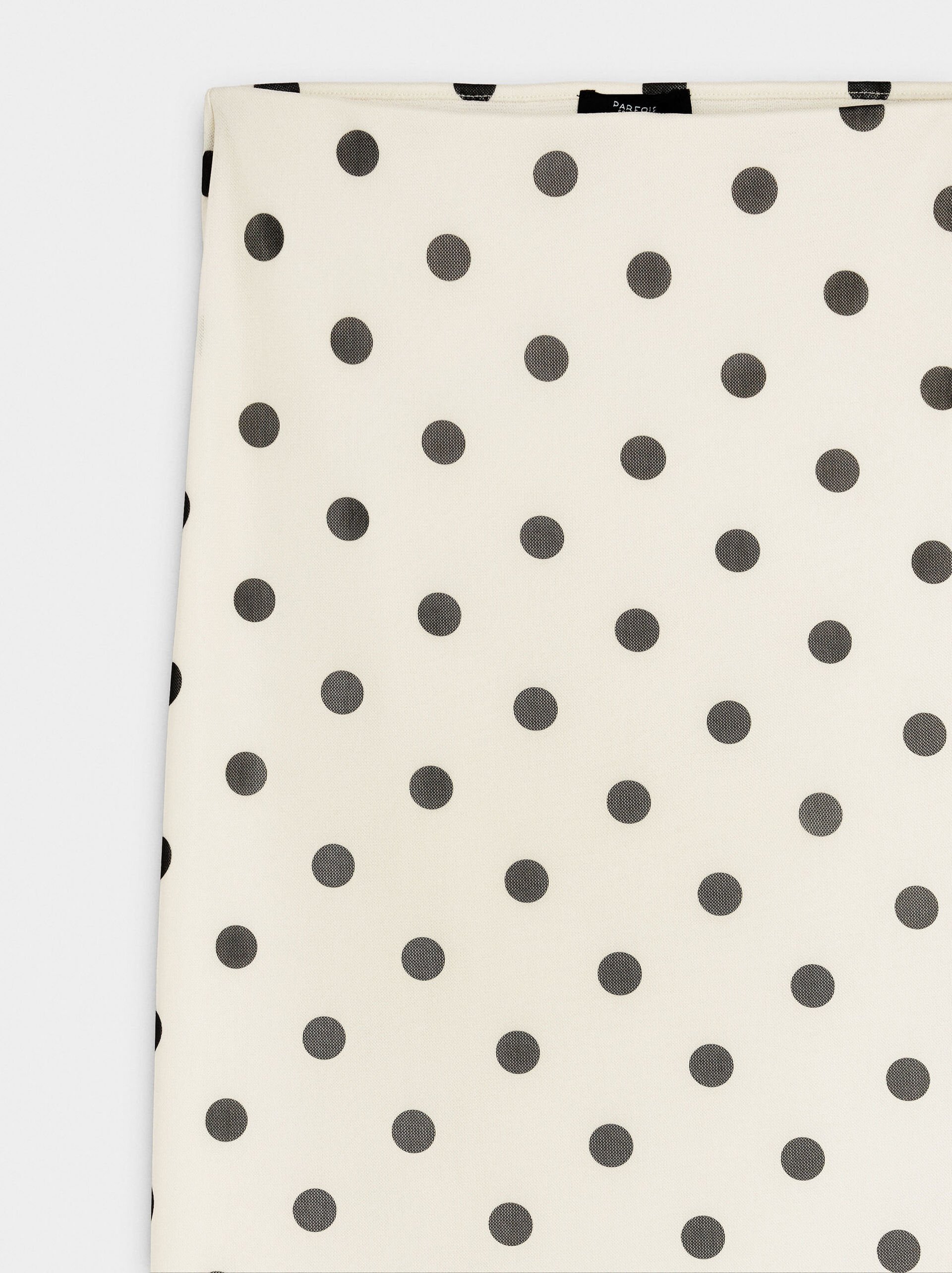 Long skirt with polka dots image number 5.0