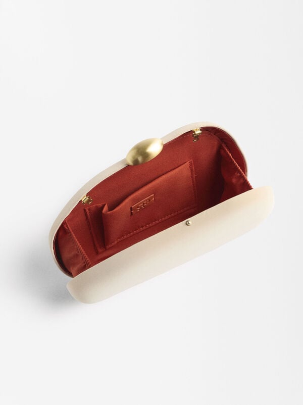 Oval party clutch