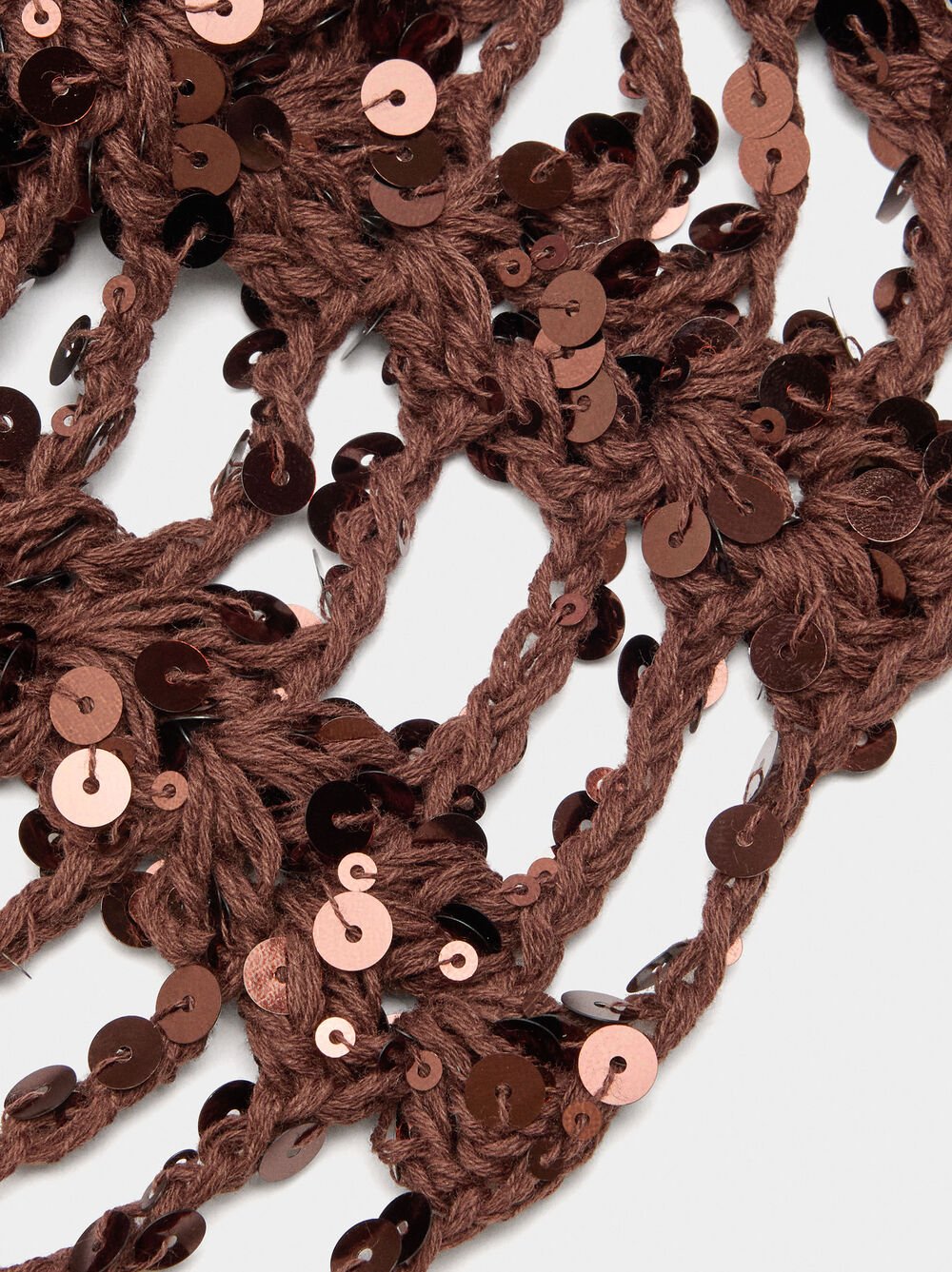 Gorro de algodón con lentejuelas