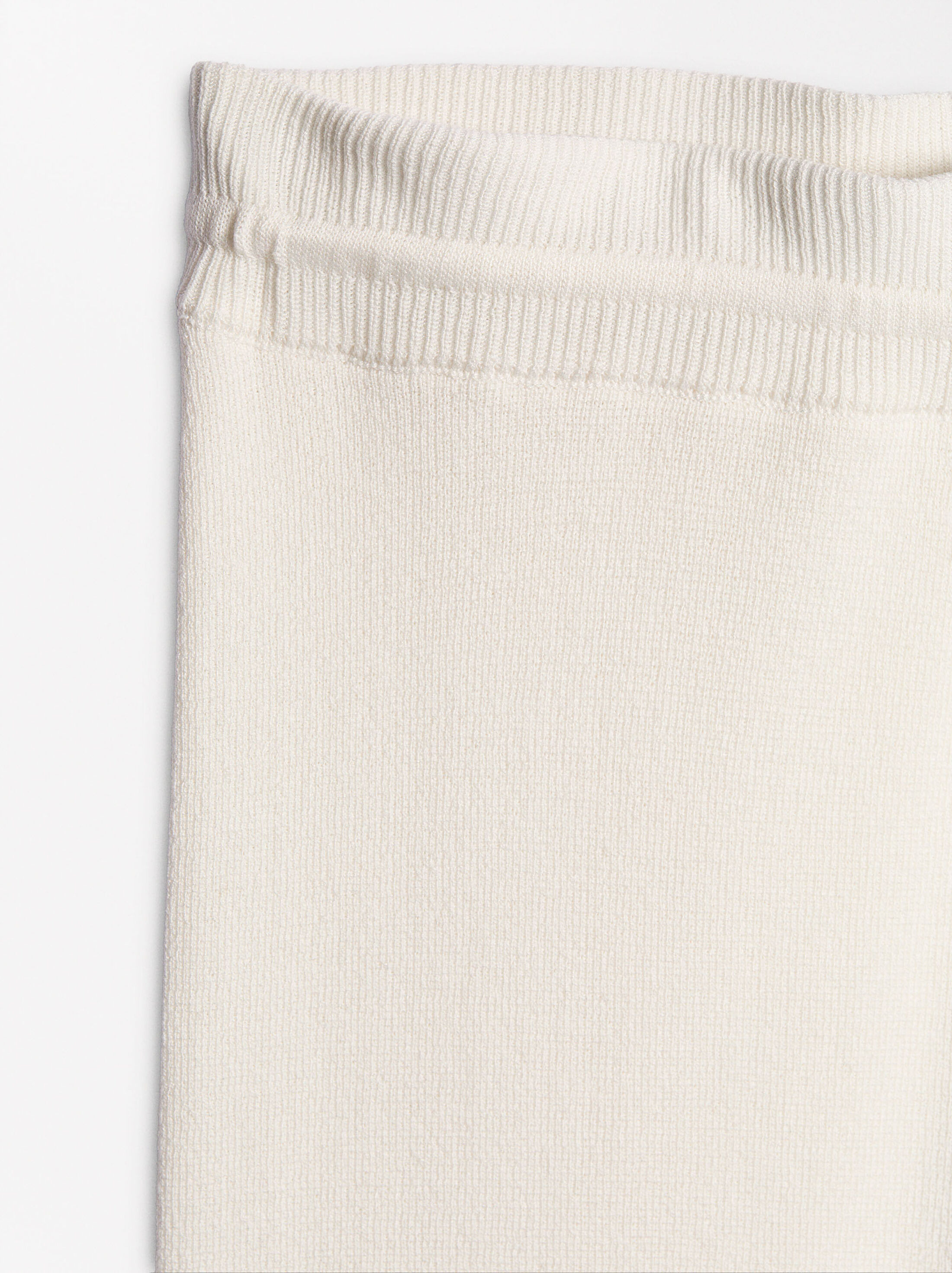 Adjustable knit trousers with drawstring image number 6.0