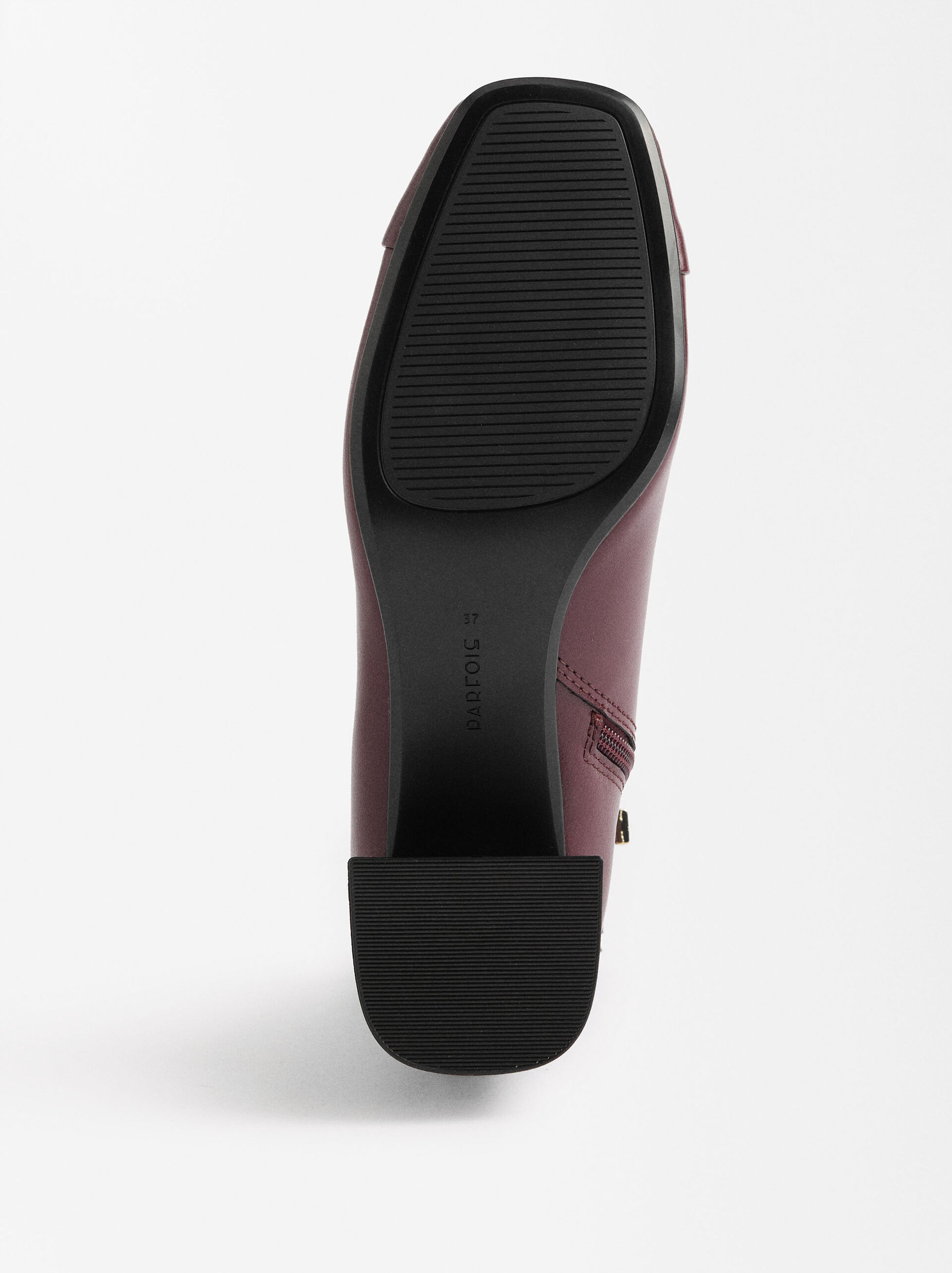Plain heeled ankle boots image number 5.0