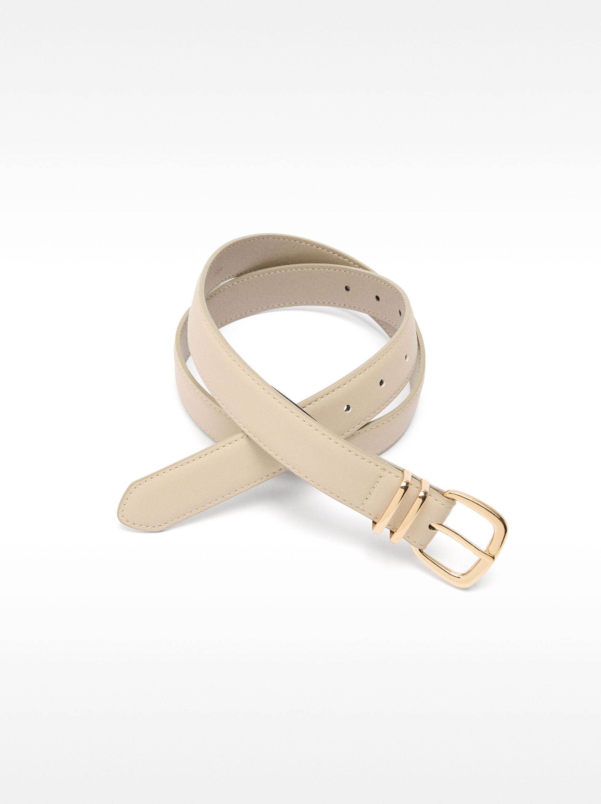 Plain belt with buckle image number 1.0