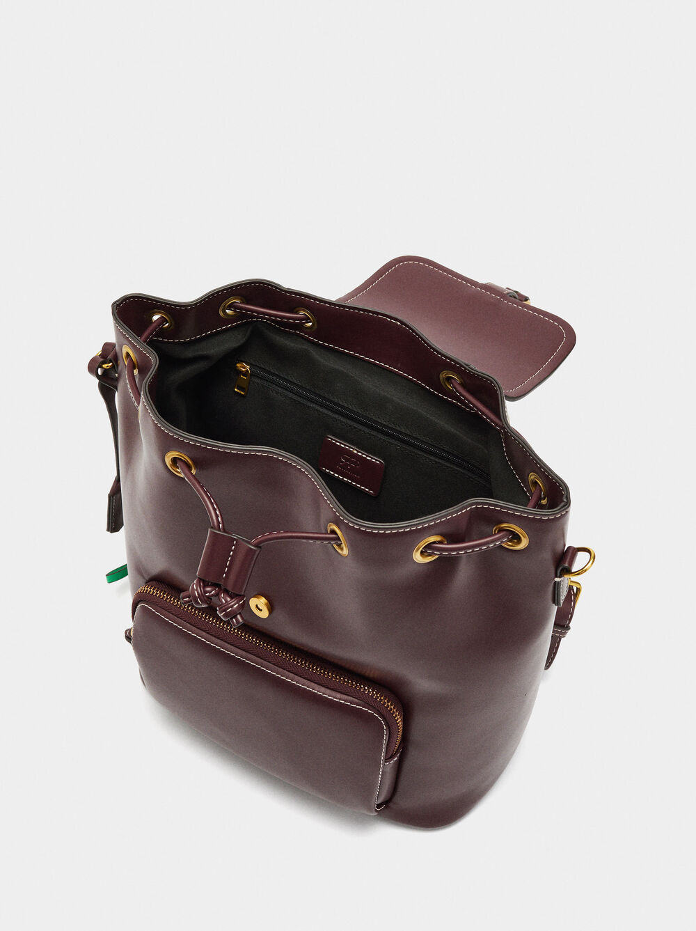 Backpack with crossbody bag strap