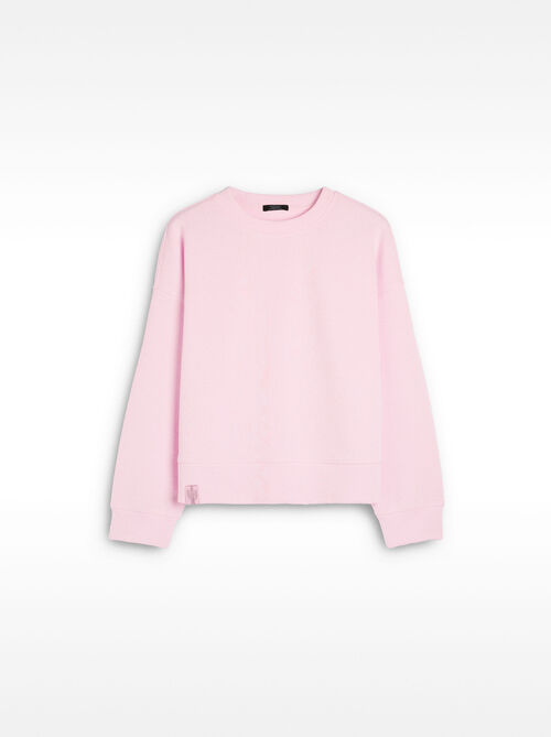 Sudadera de algodón con aplique