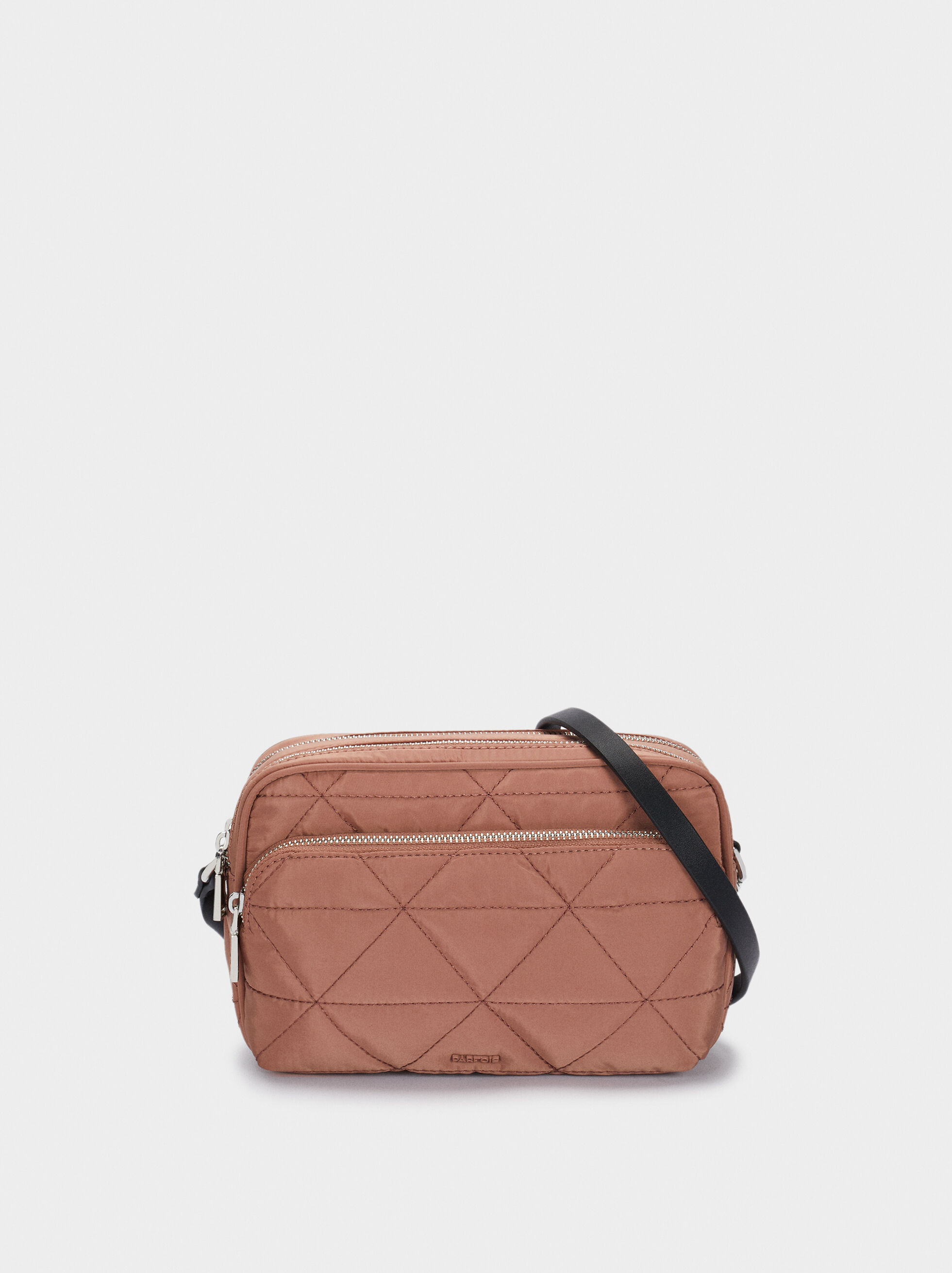 quilted nylon crossbody bag