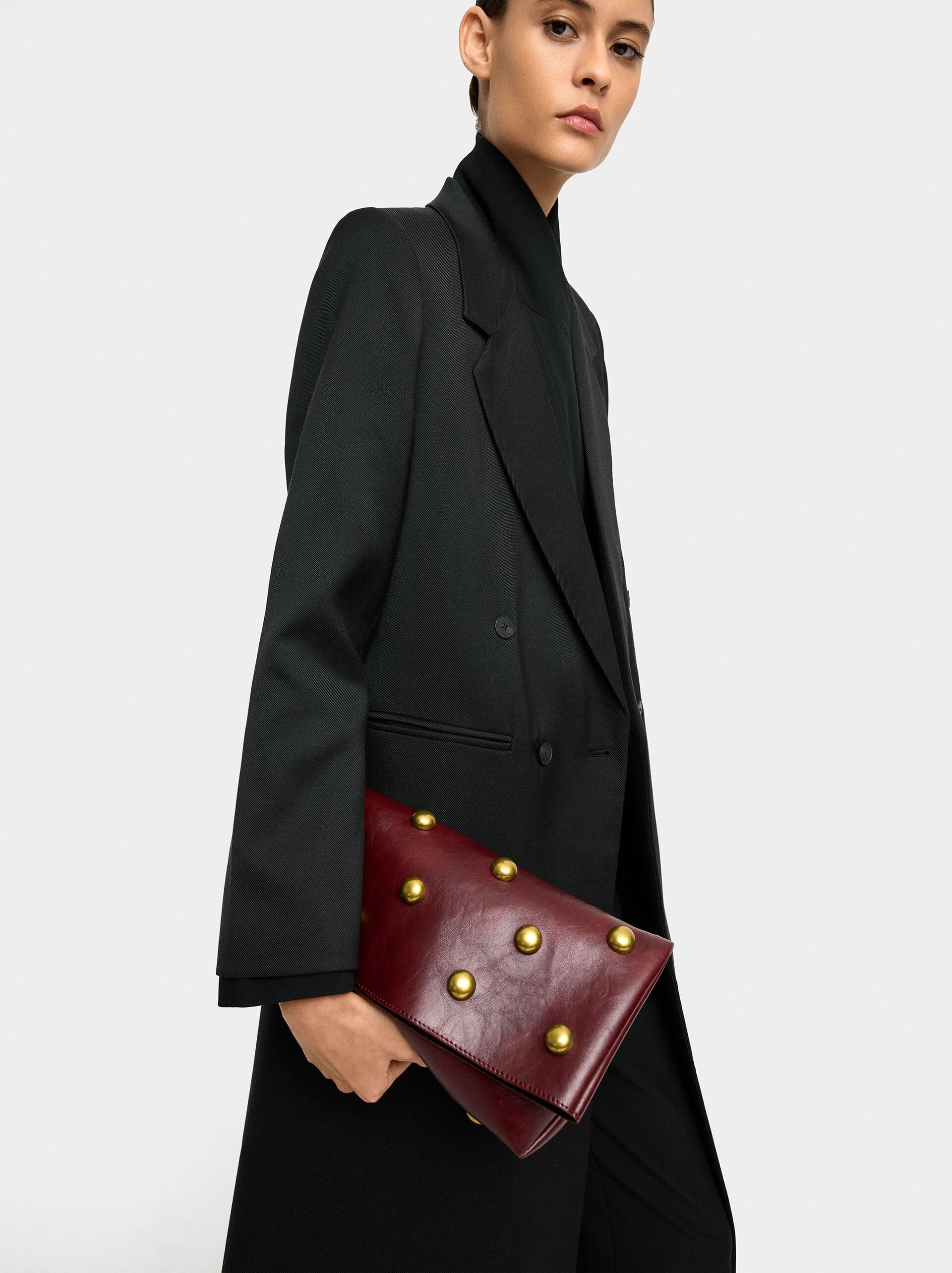 Handbag with spheres and flap image number 1.0