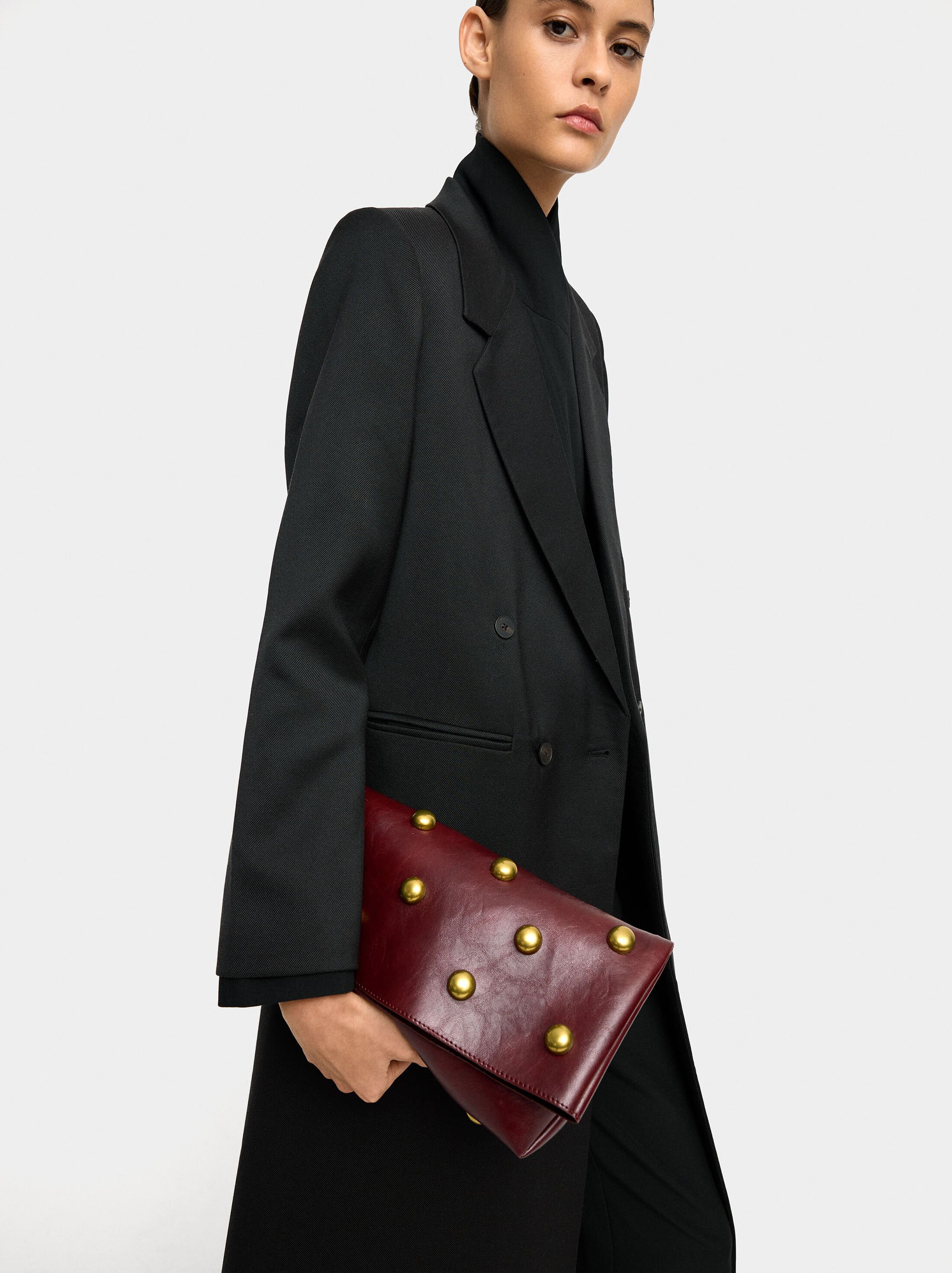 Handbag with spheres and flap image number 1.0