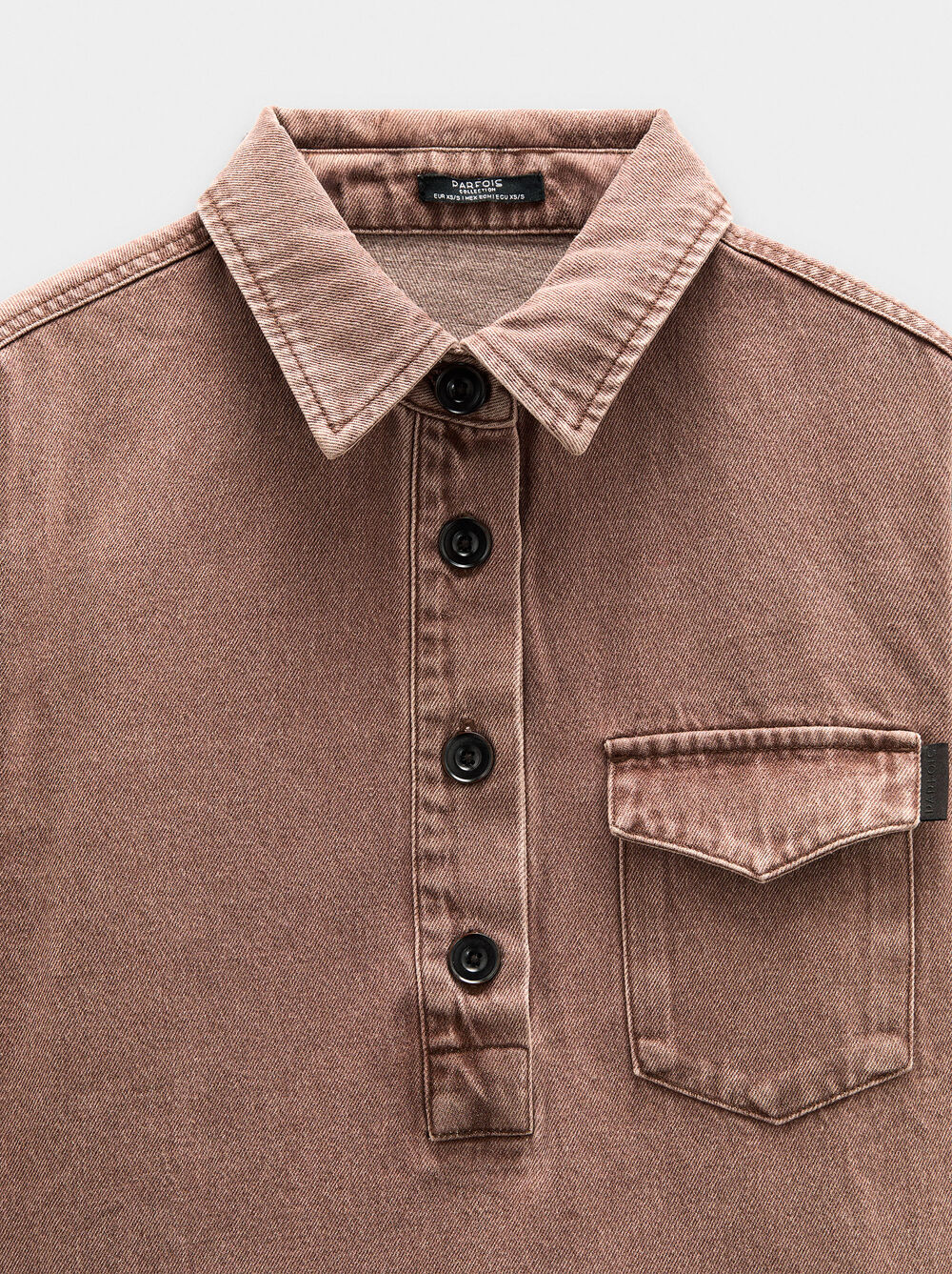 Denim shirt with pocket