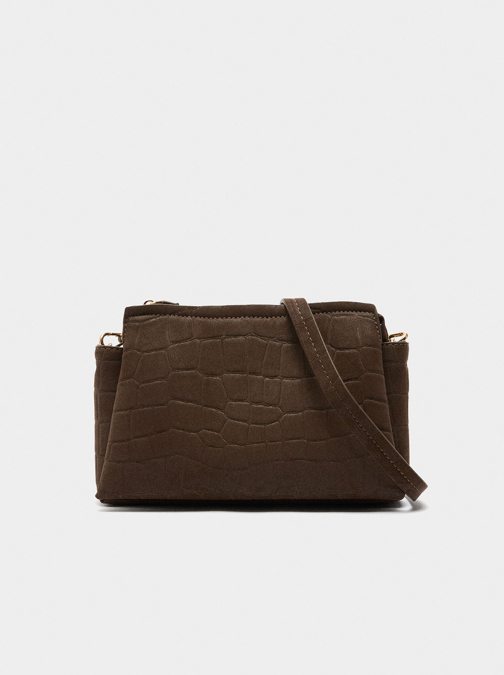 Crossbody bag with animal engraving image number 5.0