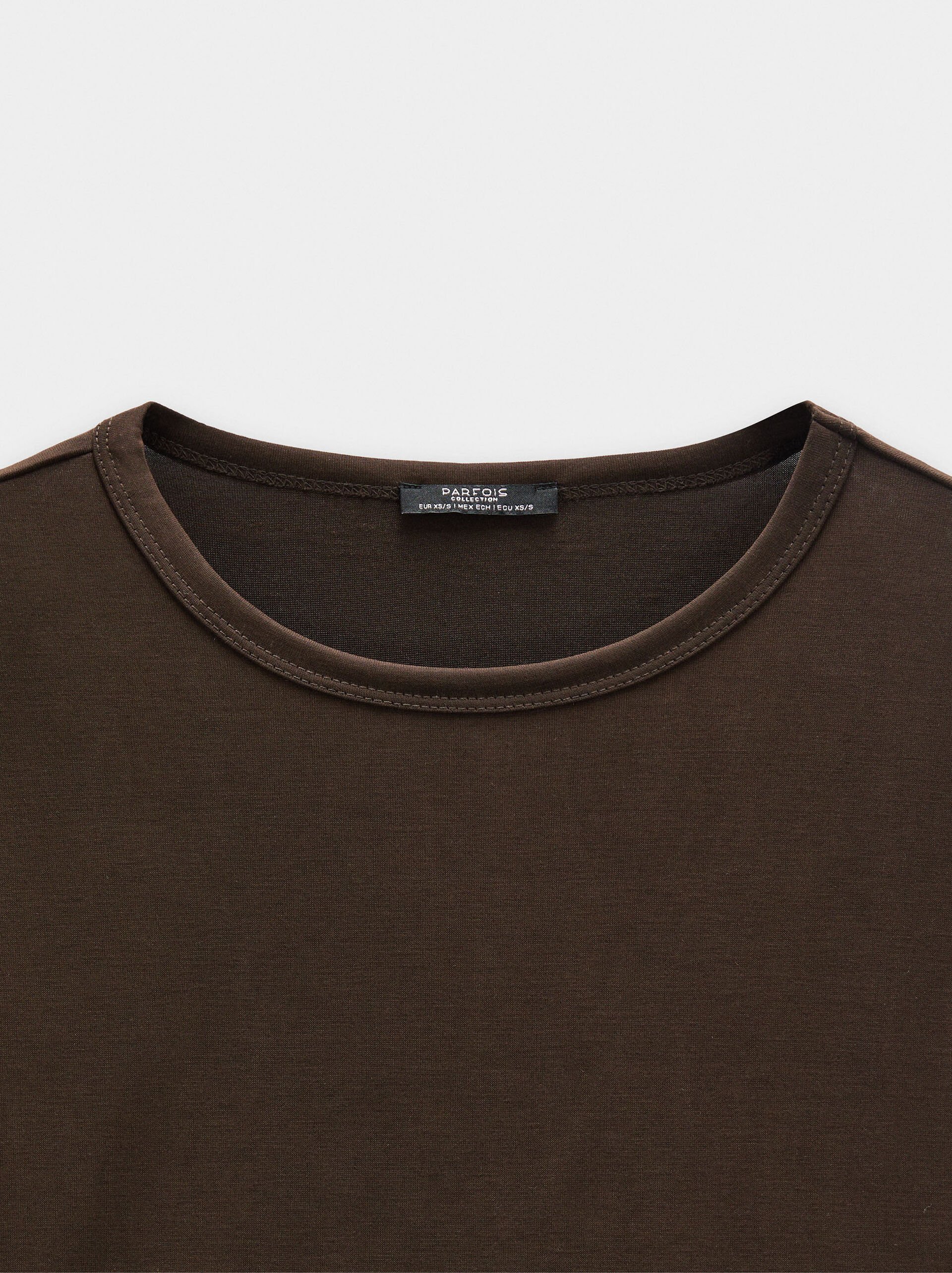 Camiseta lisa de manga larga  image number 5.0