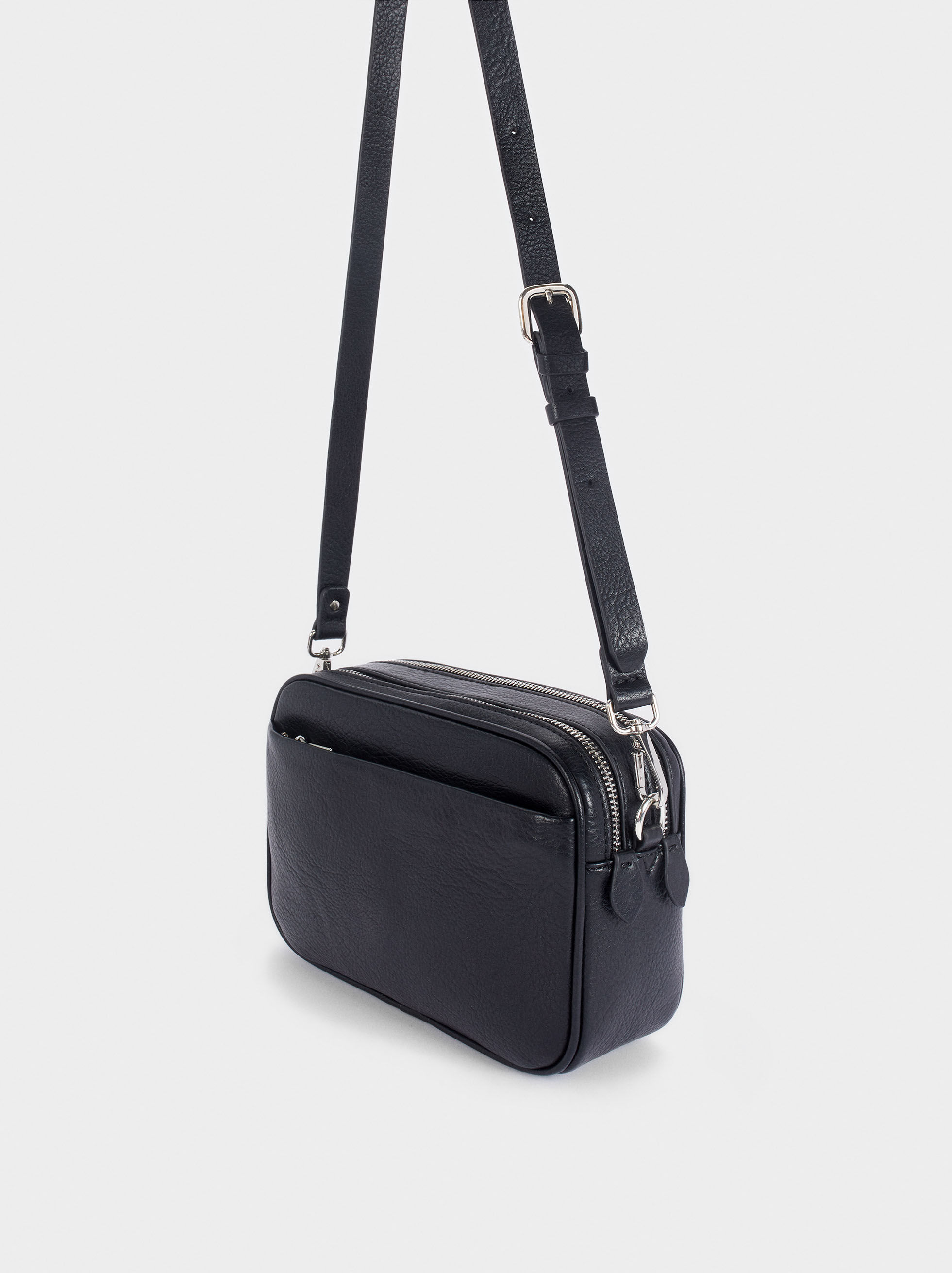 double crossbody bag
