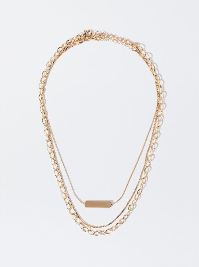Set Of Golden Necklaces image number 0.0