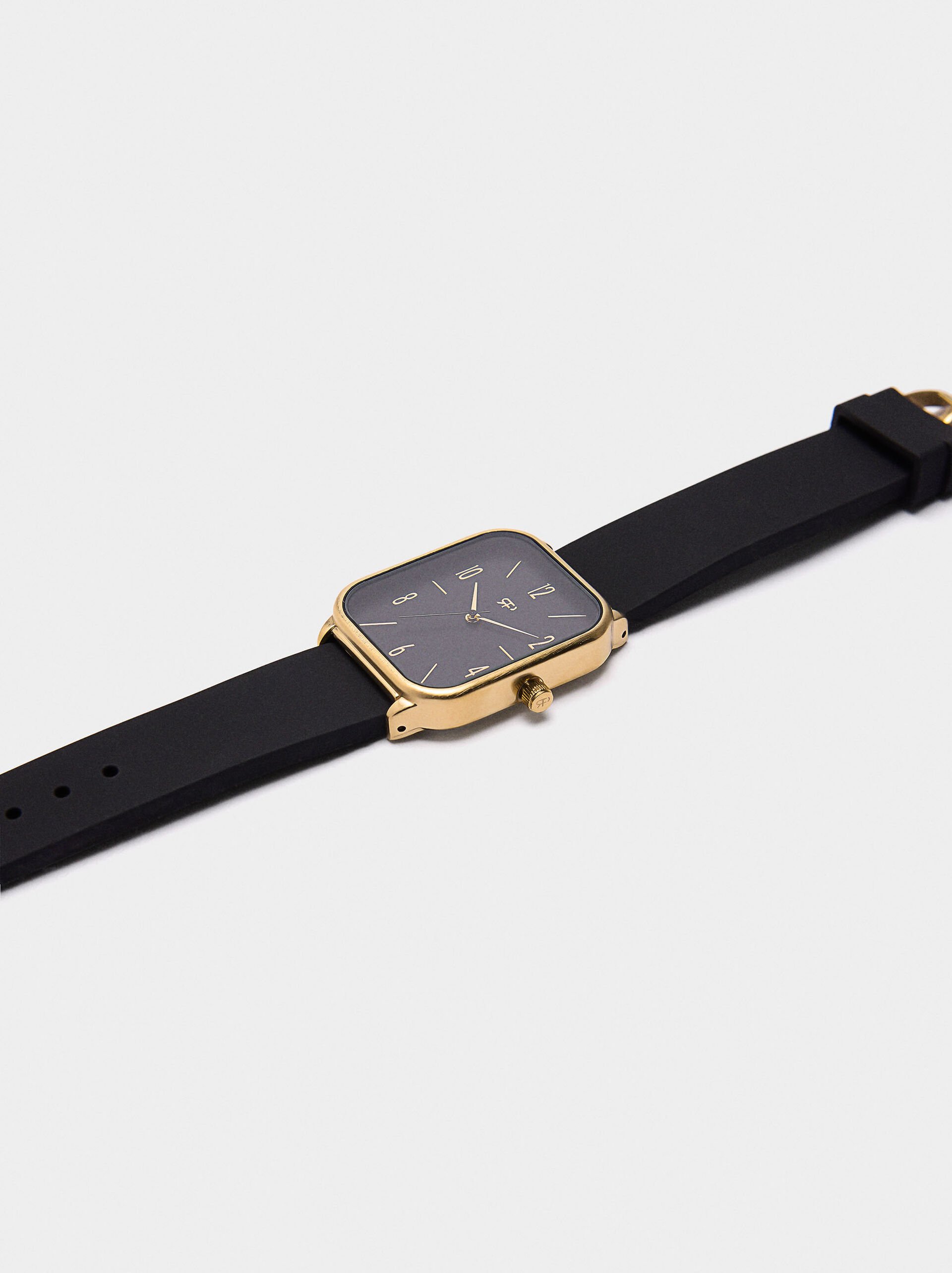 Watch with silicone strap image number 1.0