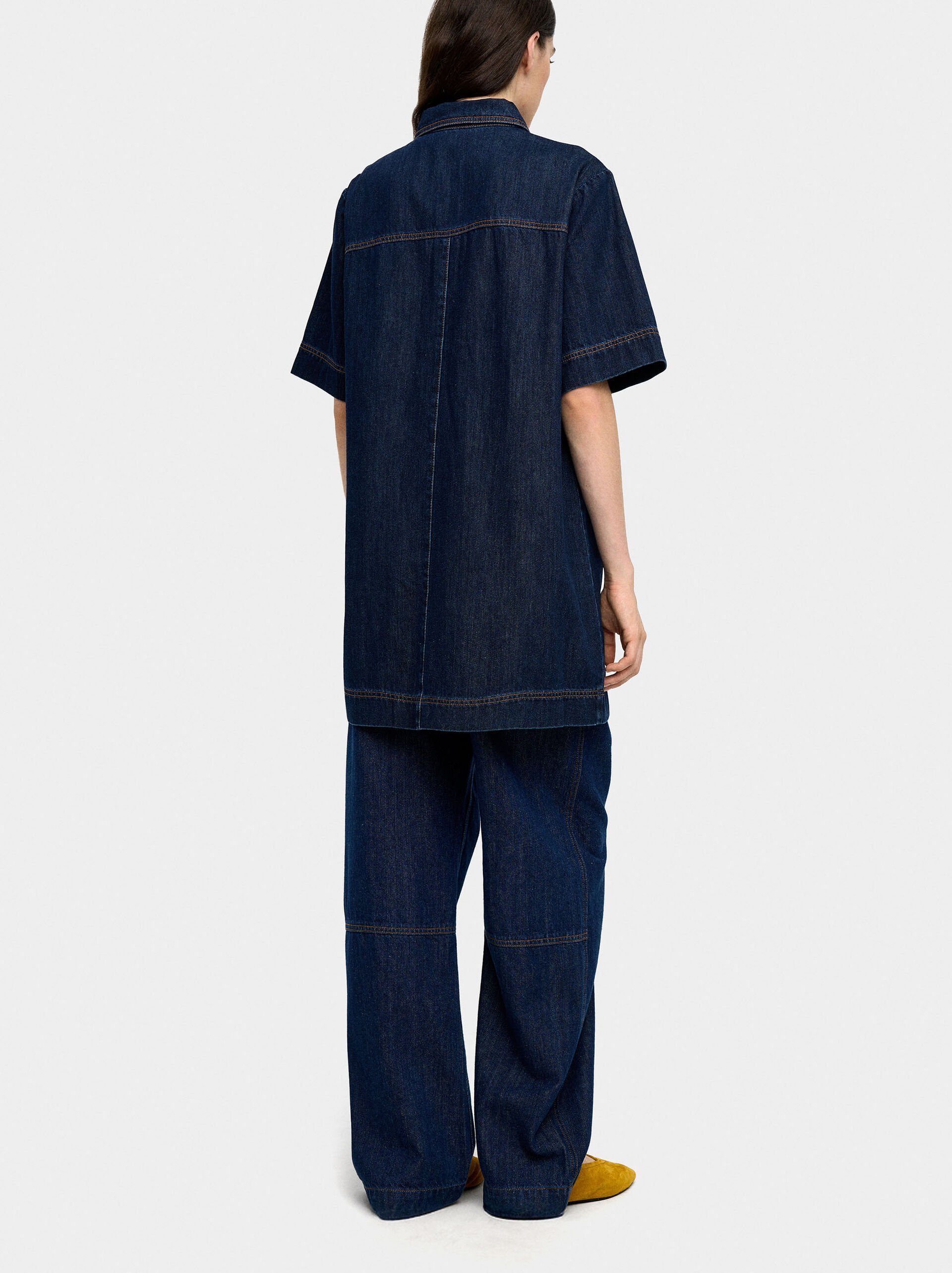 Kleid aus Denim, 100% Baumwolle image number 2.0
